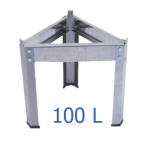 Βάση δοχείου inox για 100 L – VA.M.100