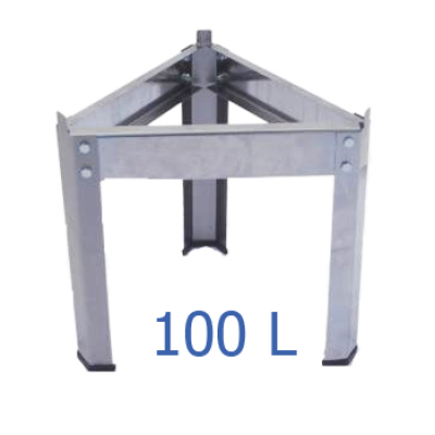 Βάση δοχείου inox για 100 L – VA.M.100