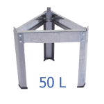 Βάση δοχείου από ανοξείδωτο για 50 L – VA.M.50