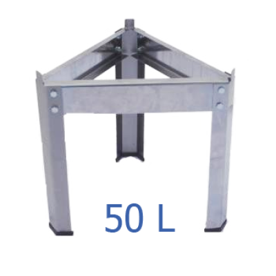 Βάση δοχείου από ανοξείδωτο για 50 L – VA.M.50