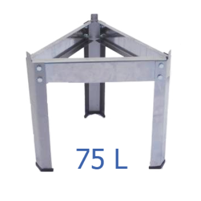 Βάση δοχείου από ανοξείδωτο για 75 L – VA.M.75