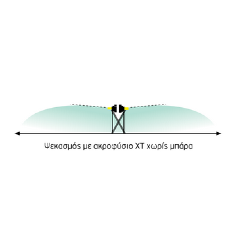 Ακροφύσιο μπάρας HYPRO XT Μπλέ